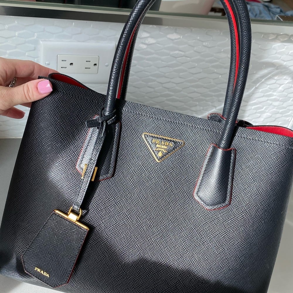 Authentic Prada Double Medium Bag
